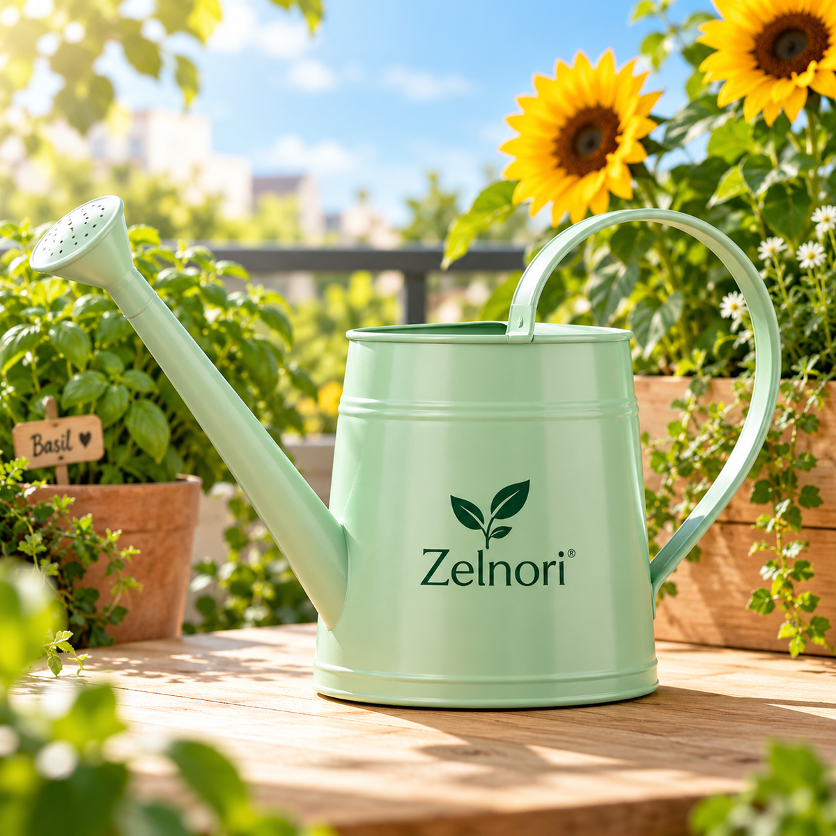 Zelnori Garden Watering Can - lifestyle view