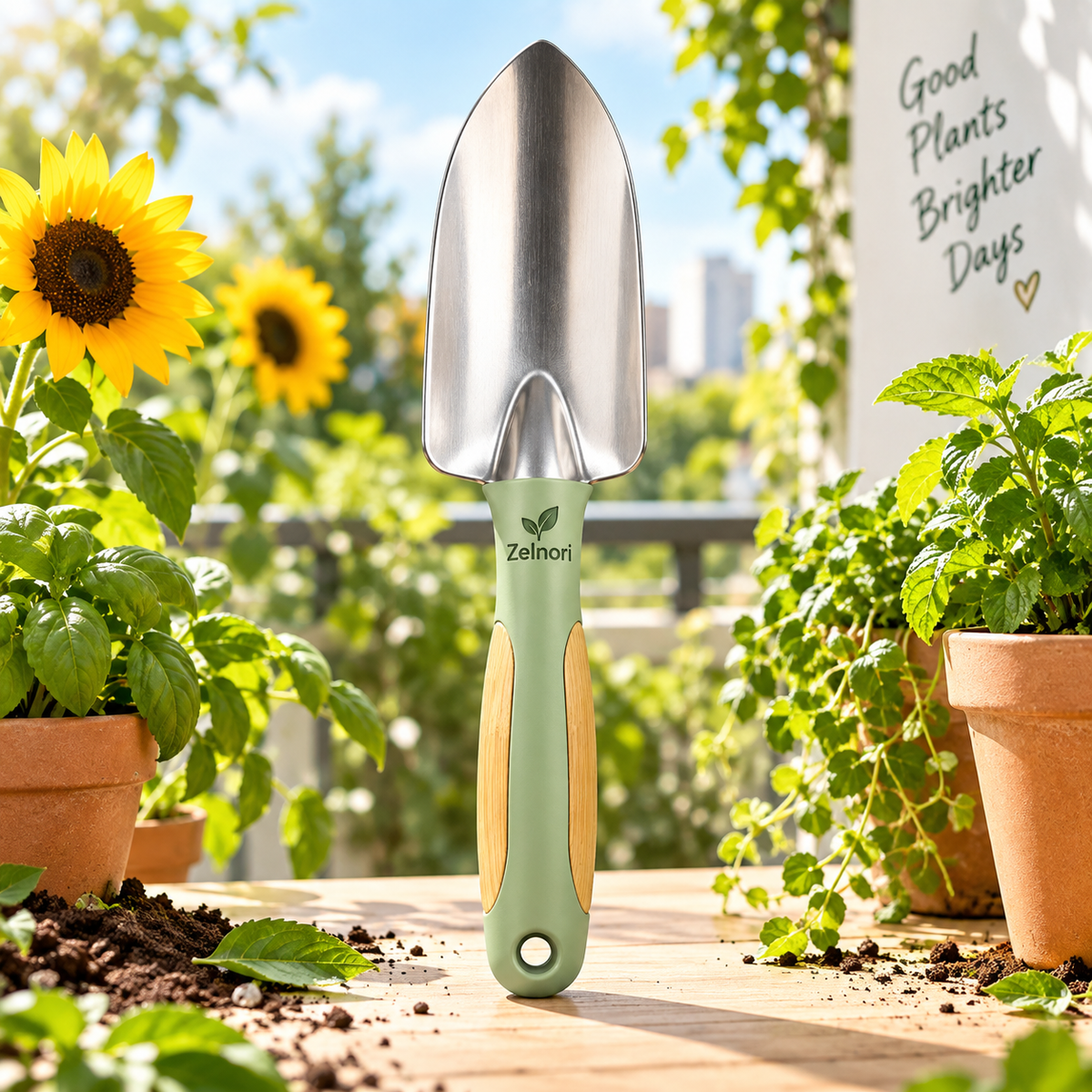 Zelnori Garden Hand Trowel - lifestyle view